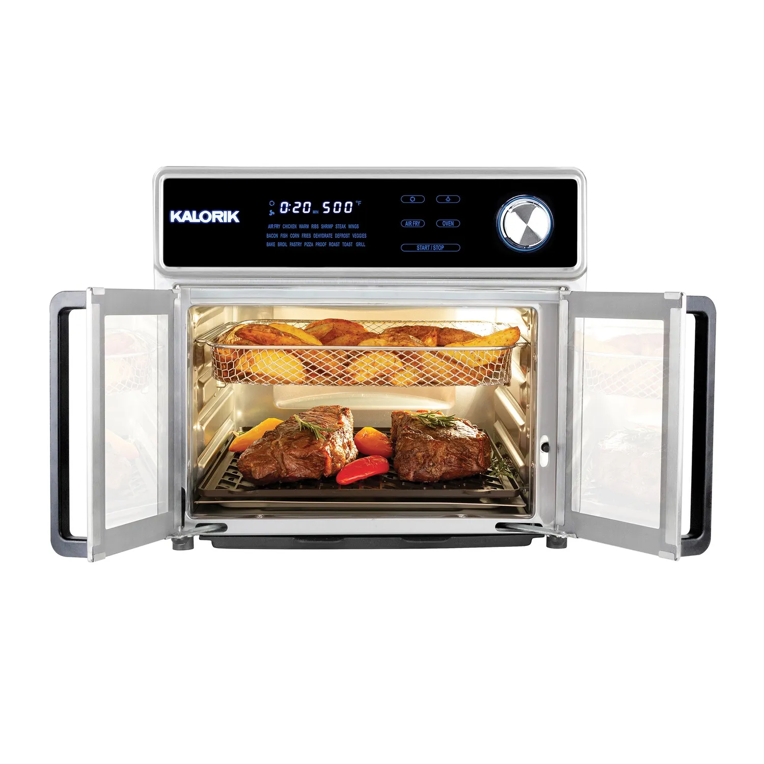Kalorik Maxx AFO 47261 SS2 forno friggitrice grill 26 Qt