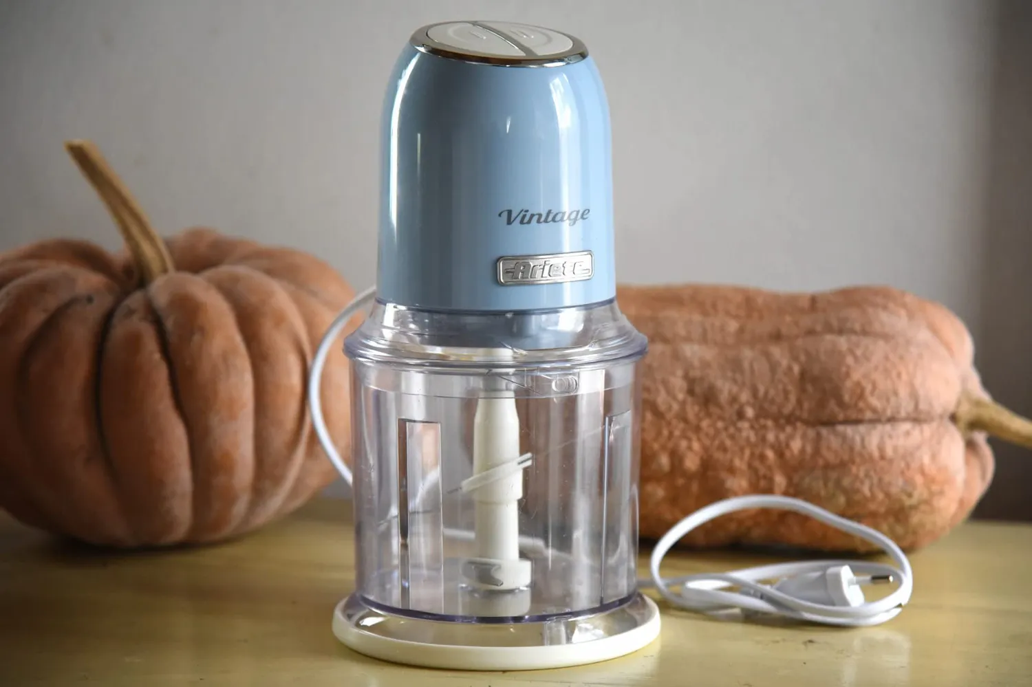 Ariete Vintage 438 Tritatutto Beige 600 ml 4 Lame Inox