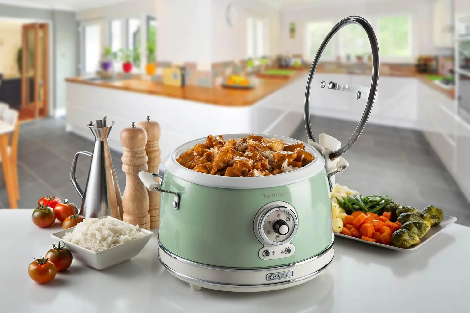 Ariete Vintage 2904 cuociriso slow cooker verde 3,5L