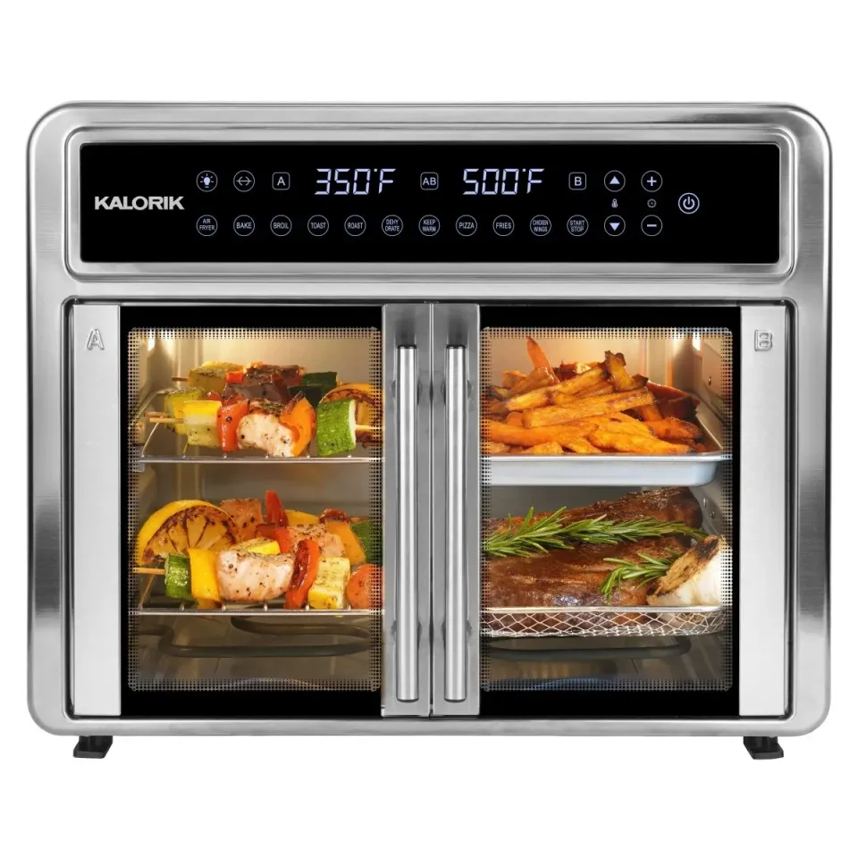 Kalorik MAXX Flex Trio forno friggitrice ad aria 26 Qt doppia zona