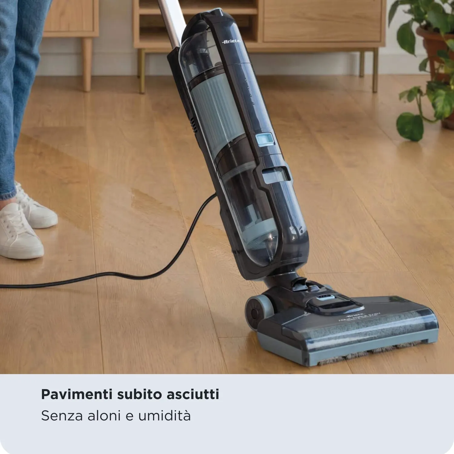 Ariete Aquaforce 2487 Lavapavimenti con Filo 600W