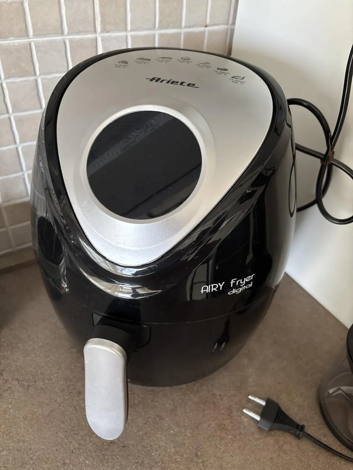 Ariete Airy Fryer Digital 4616 friggitrice aria nero 3,5L