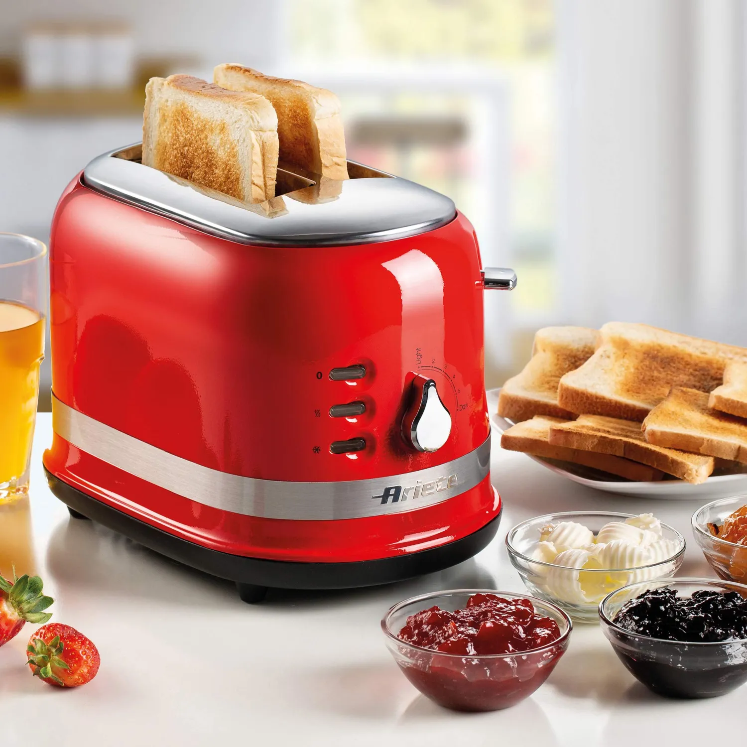 Ariete Moderna 149 tostapane 2 fette rosso