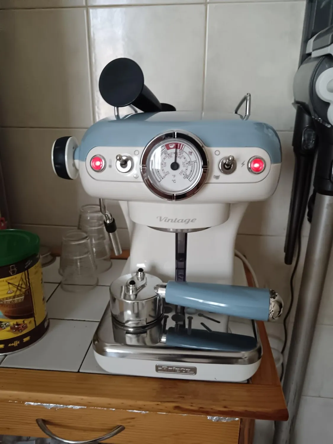 Ariete Vintage 1389 macchina espresso beige 15 bar