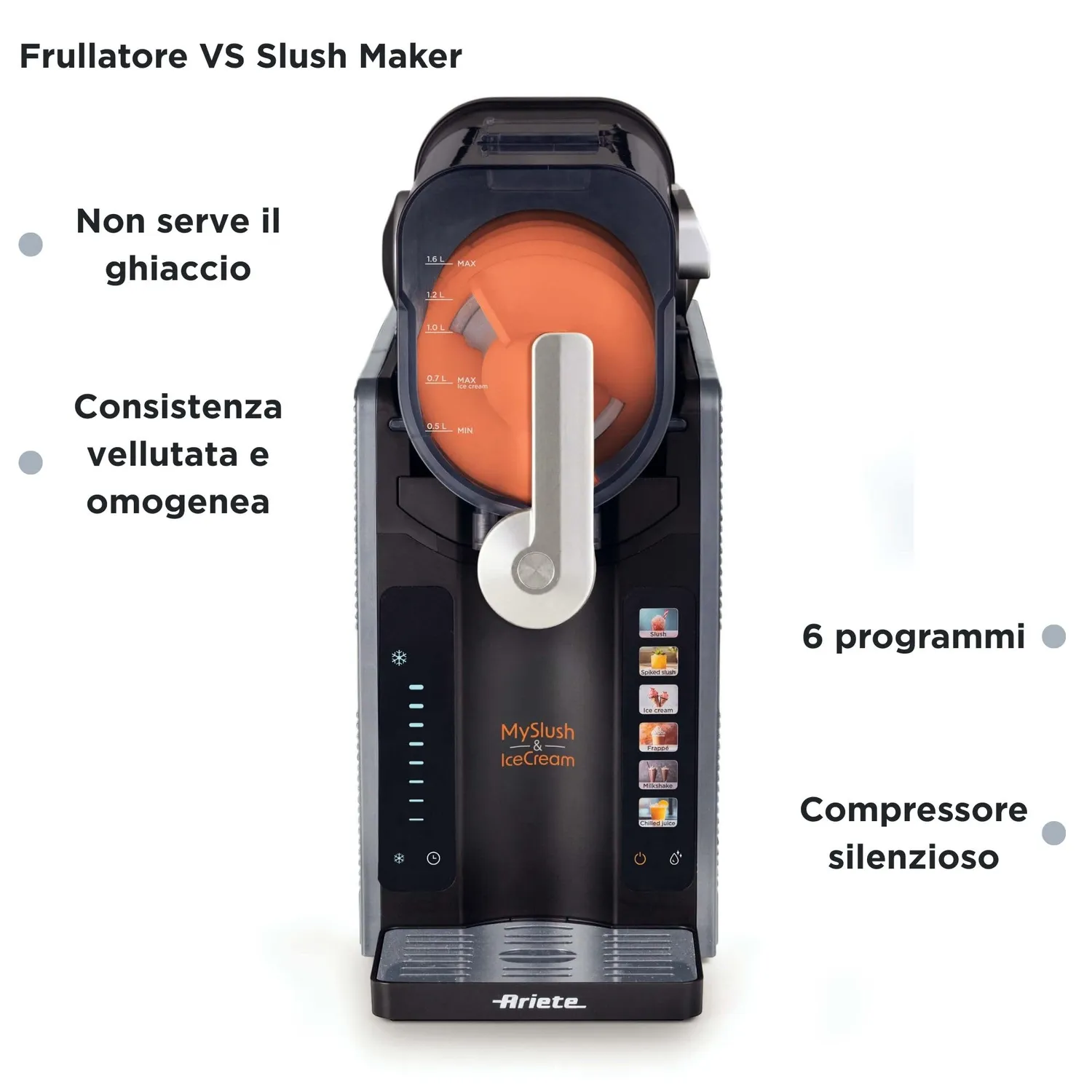 Ariete MySlush 655/00 macchina per granite 1,6L