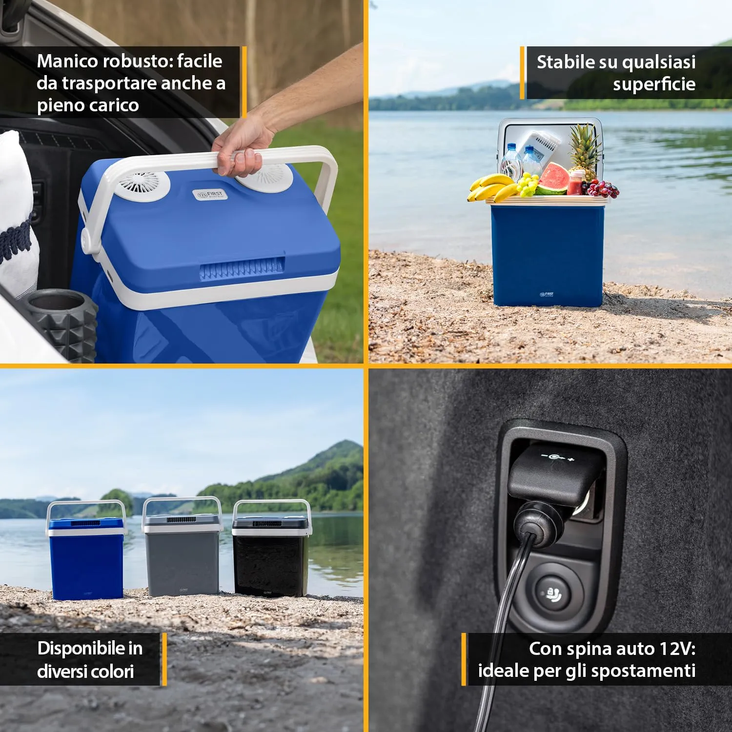 First Austria 32L frigo portatile termoelettrico blu