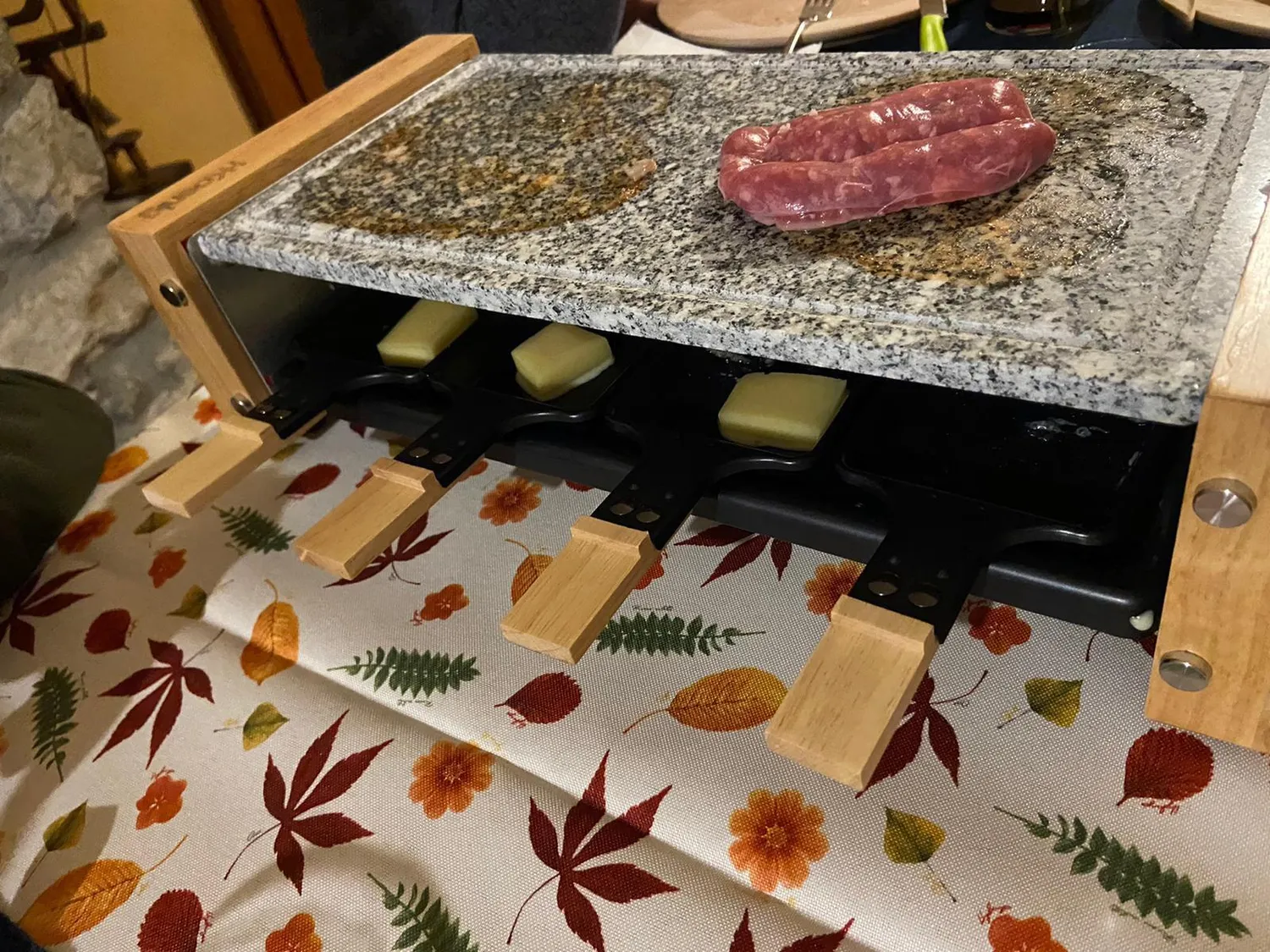H.Koenig WOD8 raclette 8 persone pietra granito