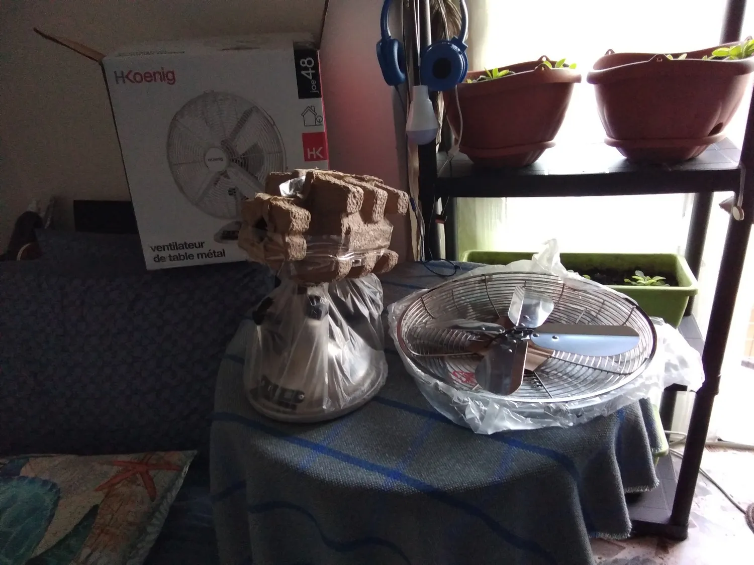 Koenig JOE48 Ventilatore da Tavolo Metallo 30 cm
