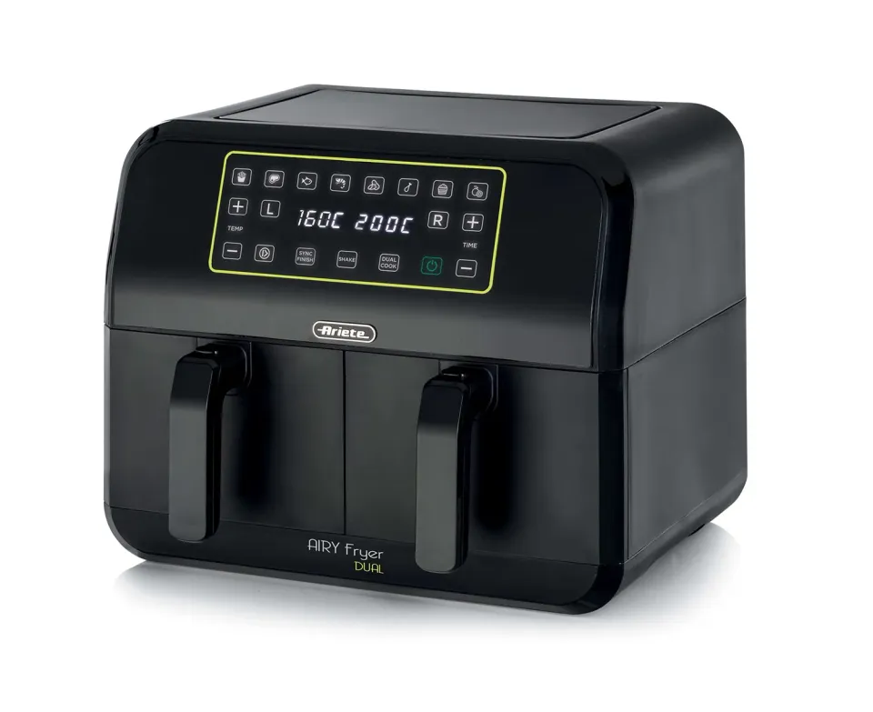 Ariete 4623 Airy Fryer Dual friggitrice 8L nera