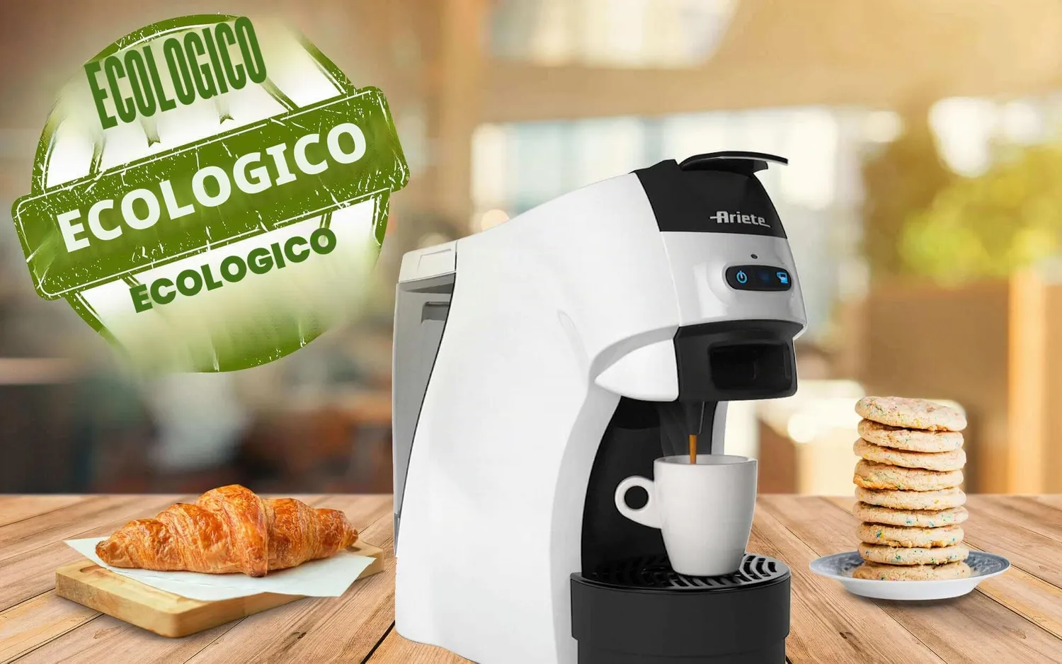 Ariete 1301 macchina cialde ESE bianca macinato