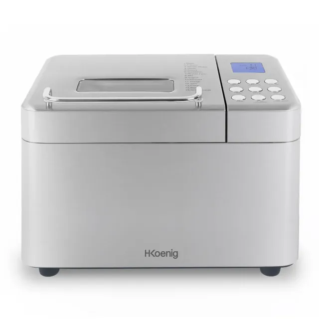 Koenig BAKE440 Macchina Pane 1Kg 15 Programmi Inox