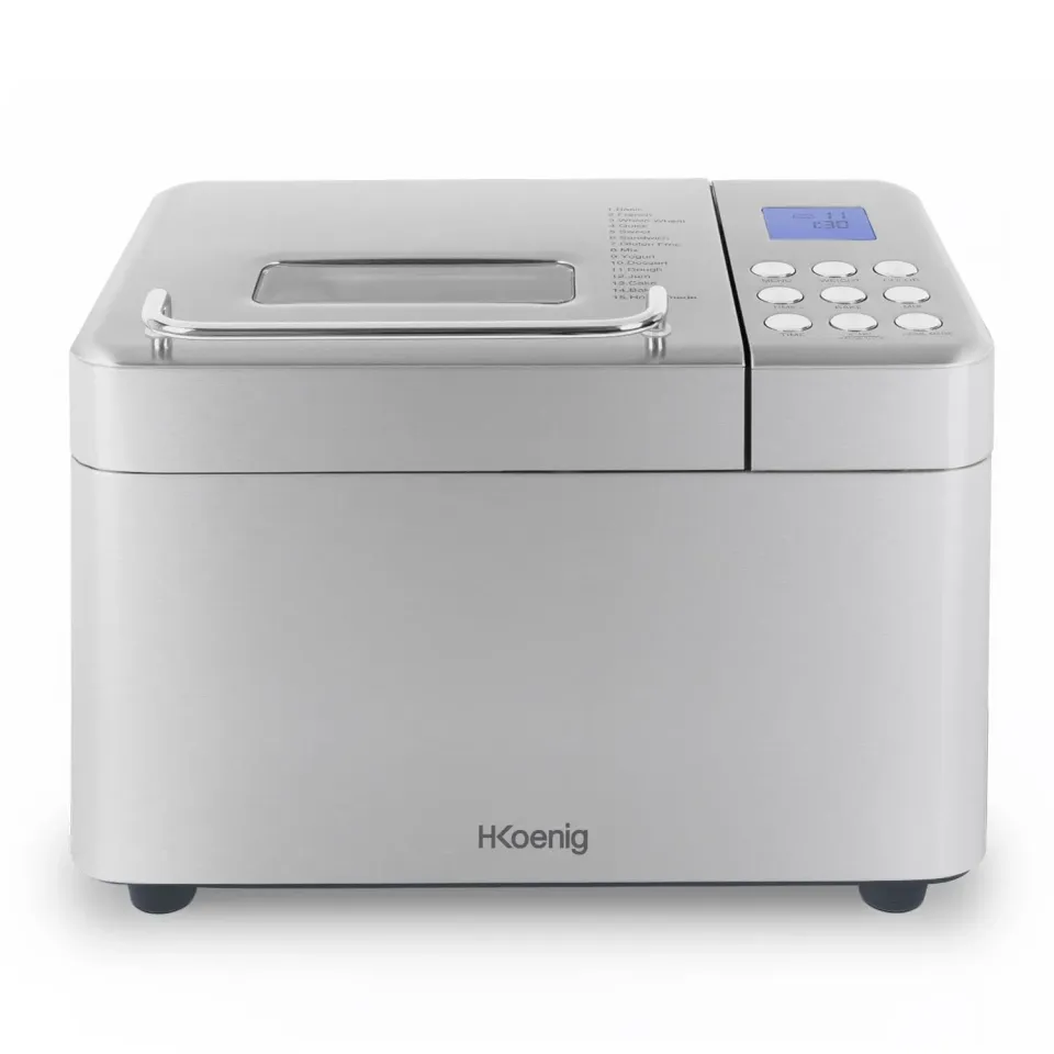 Koenig BAKE440 Macchina Pane 1Kg 15 Programmi Inox