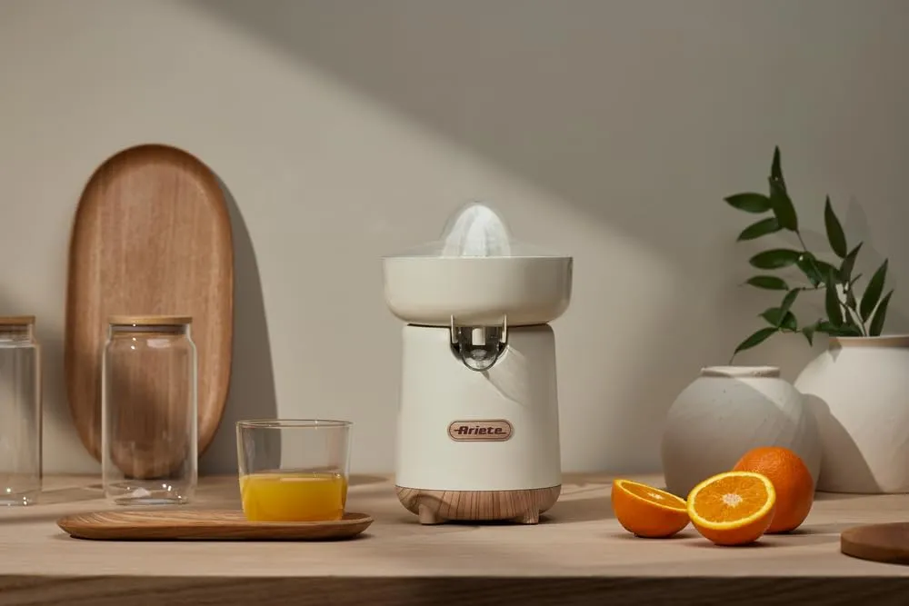 Ariete Breakfast Wood 417 spremiagrumi beige 2 coni