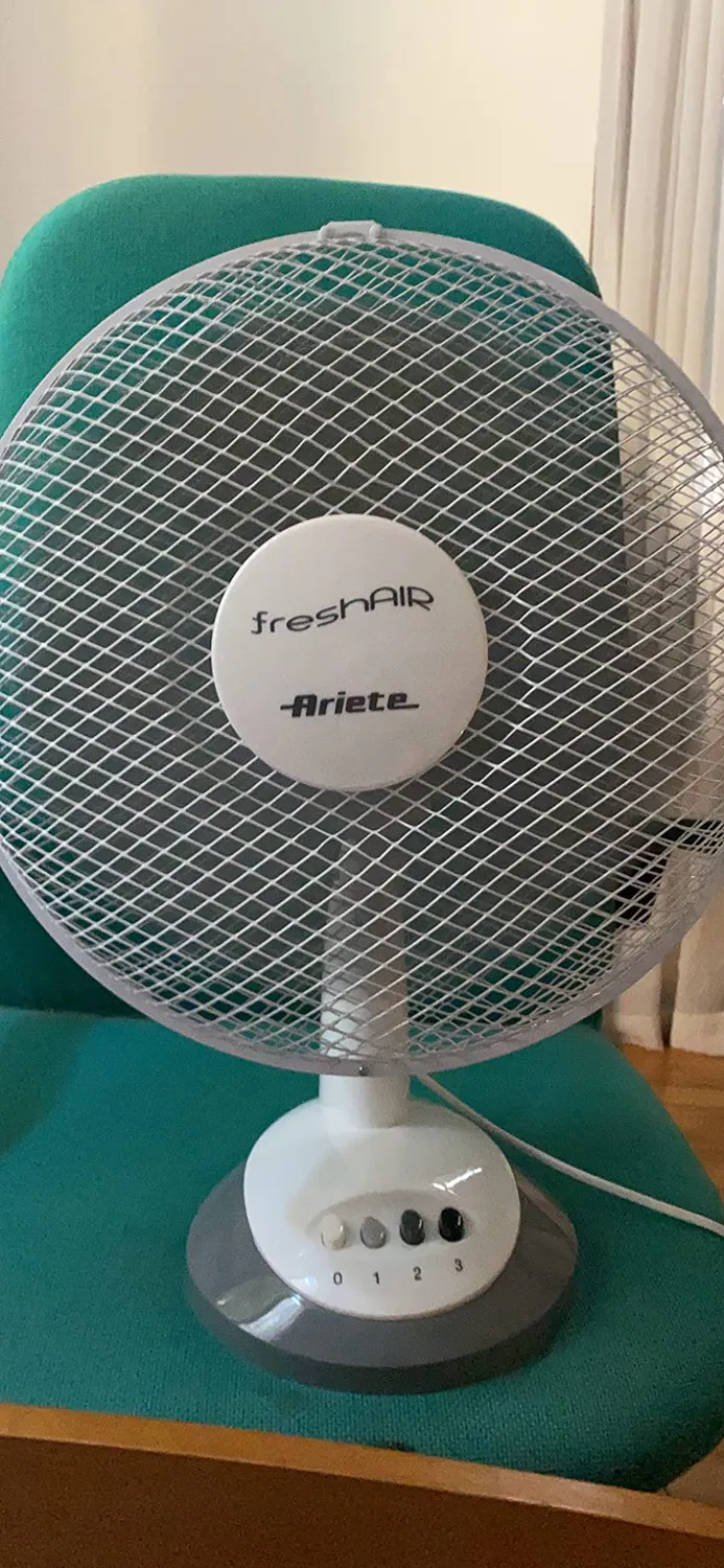Ariete Freshair 847 Ventilatore da Tavolo Bianco 3 Velocità