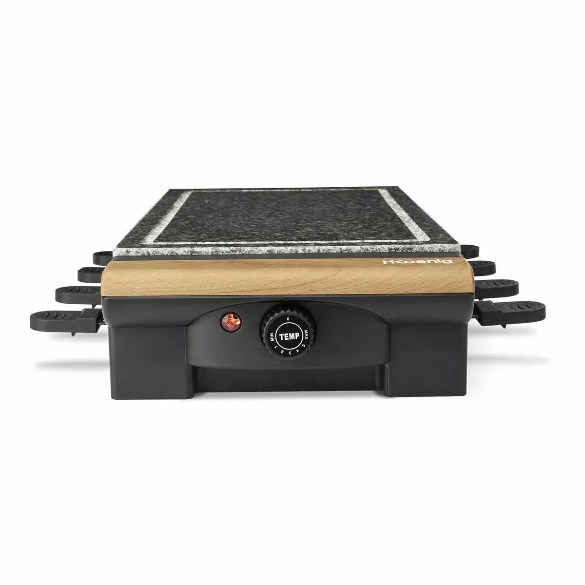 H.Koenig RP328 raclette grill pietra granito 8 persone