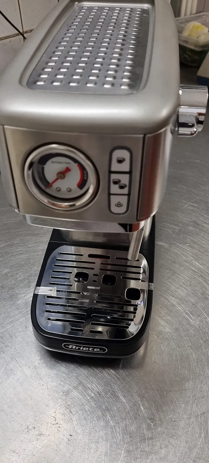 Ariete Espresso Slim Metal 1381 macchina caffe con manometro 15 bar