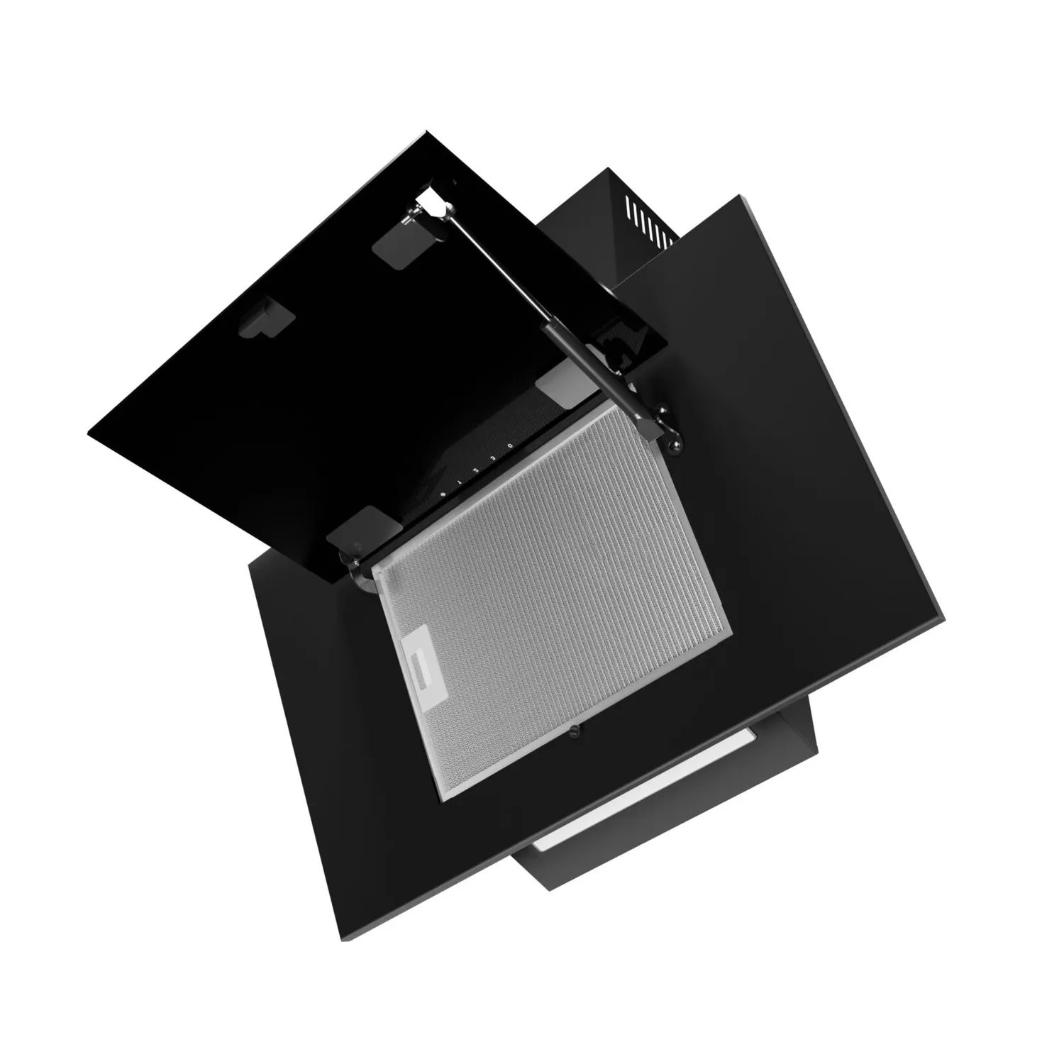 Akpo Nero 2.0 WK-4 cappa sottopensile nera