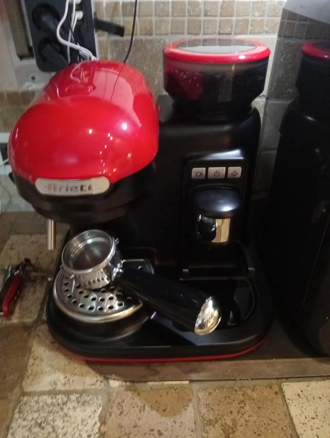 Ariete Moderna 1318 macchina espresso bianca grani