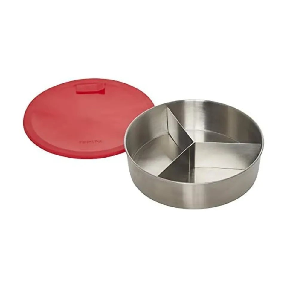 Instant Pot tortiera rotonda acciaio inox 18 cm con coperchio