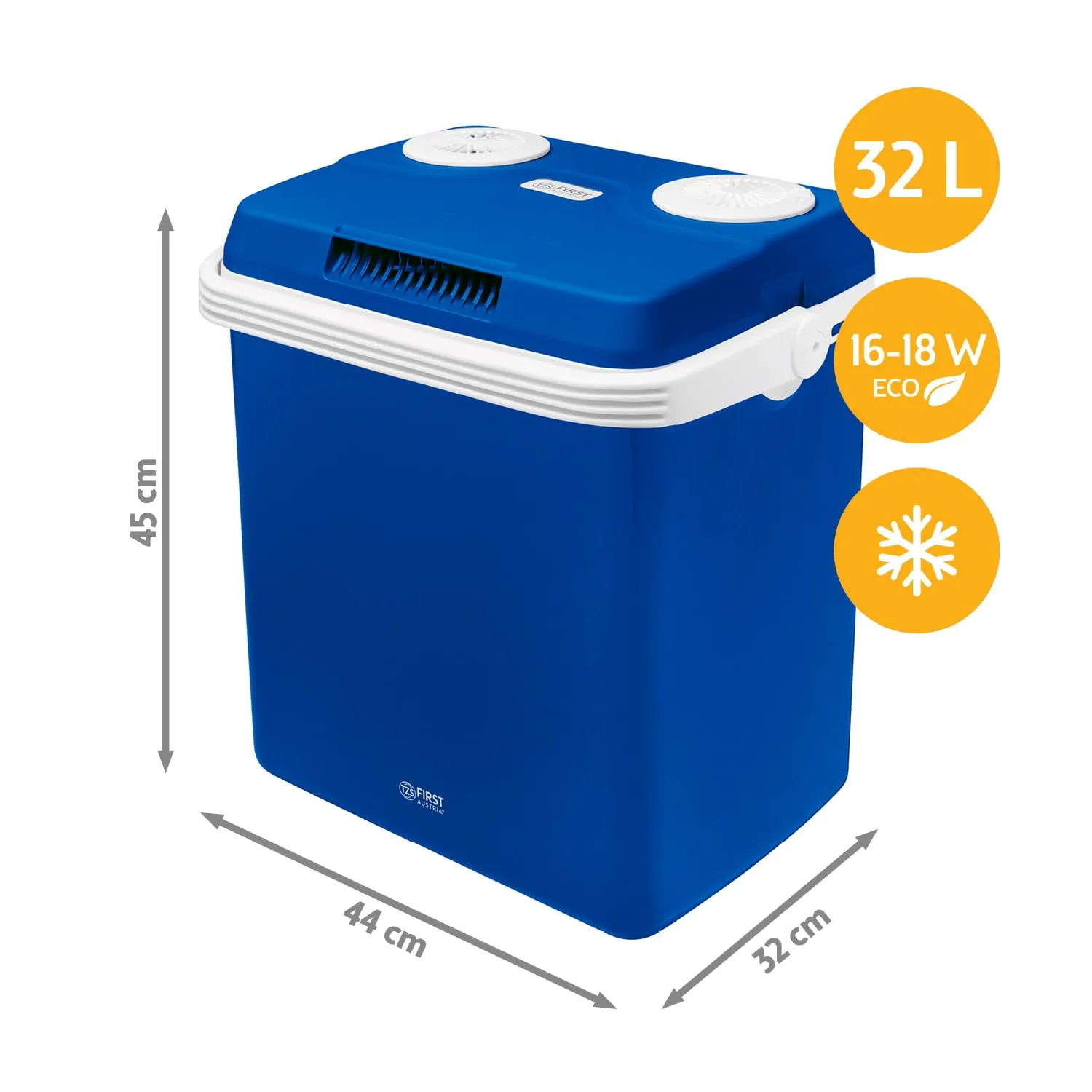 First Austria 32L frigo portatile termoelettrico blu