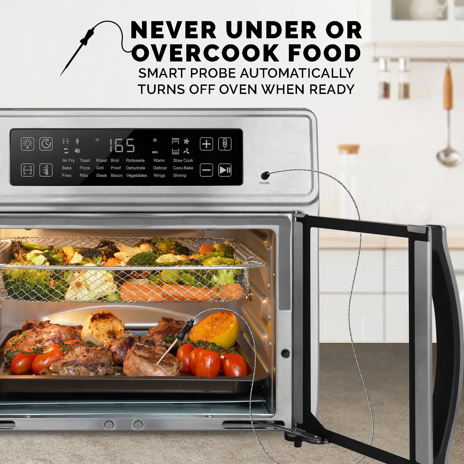 Kalorik Maxx Advance forno friggitrice 26Qt 21 preset sonda