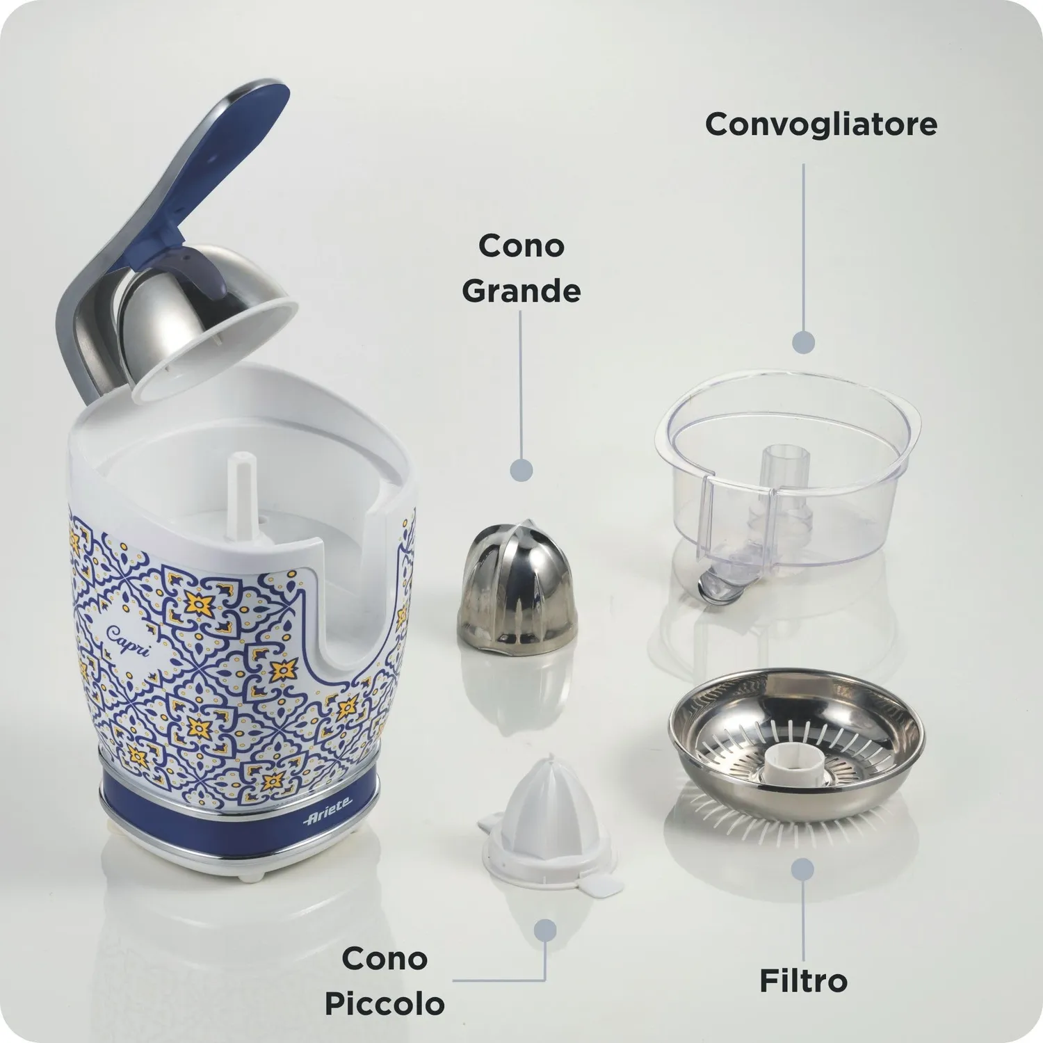 Ariete Capri 413 spremiagrumi elettrico stile mediterraneo