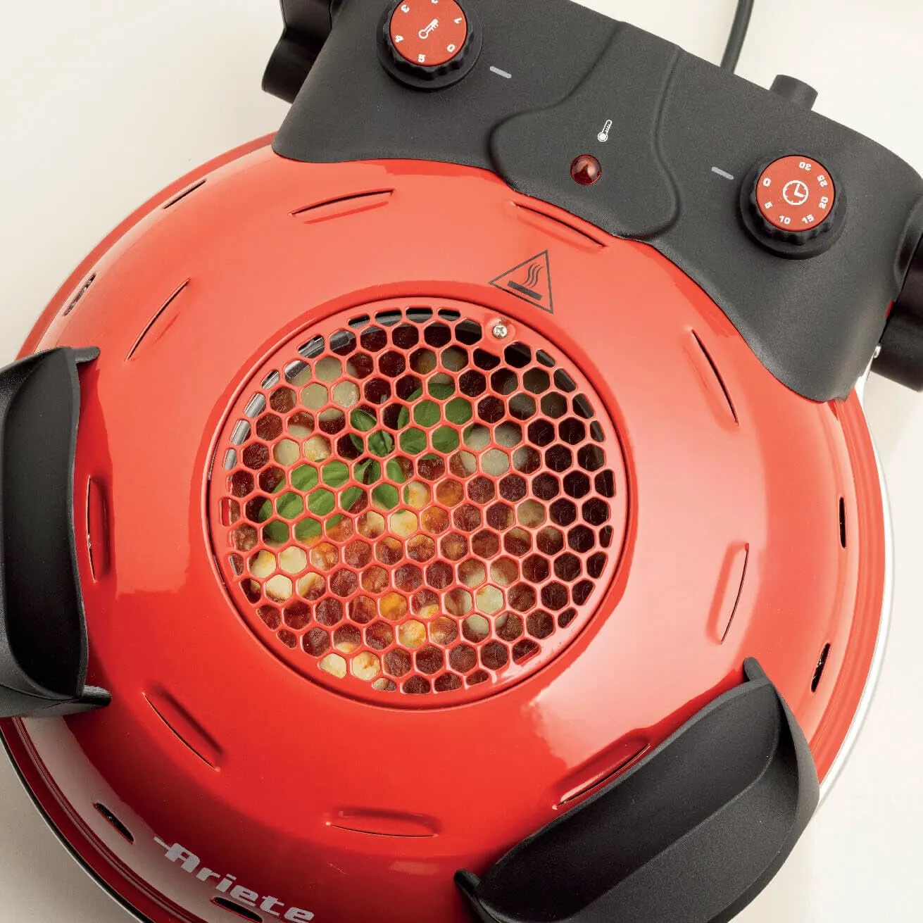 Ariete 928 forno pizza con oblo pietra 400 gradi rosso