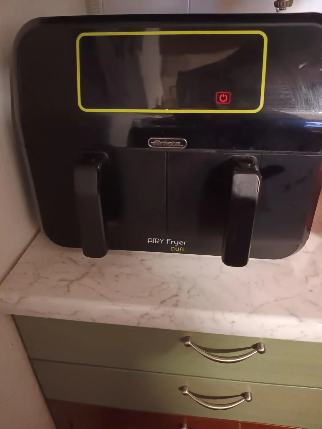 Ariete 4623 Airy Fryer Dual friggitrice 8L nera