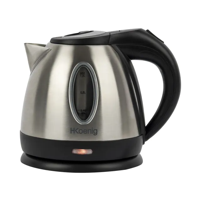 H.Koenig BO12 bollitore elettrico 1,2 L vetro 1630 W