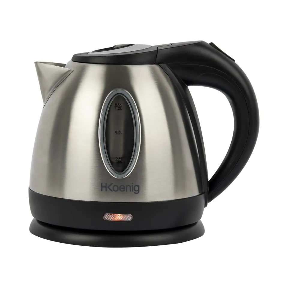 H.Koenig BO12 bollitore elettrico 1,2 L vetro 1630 W