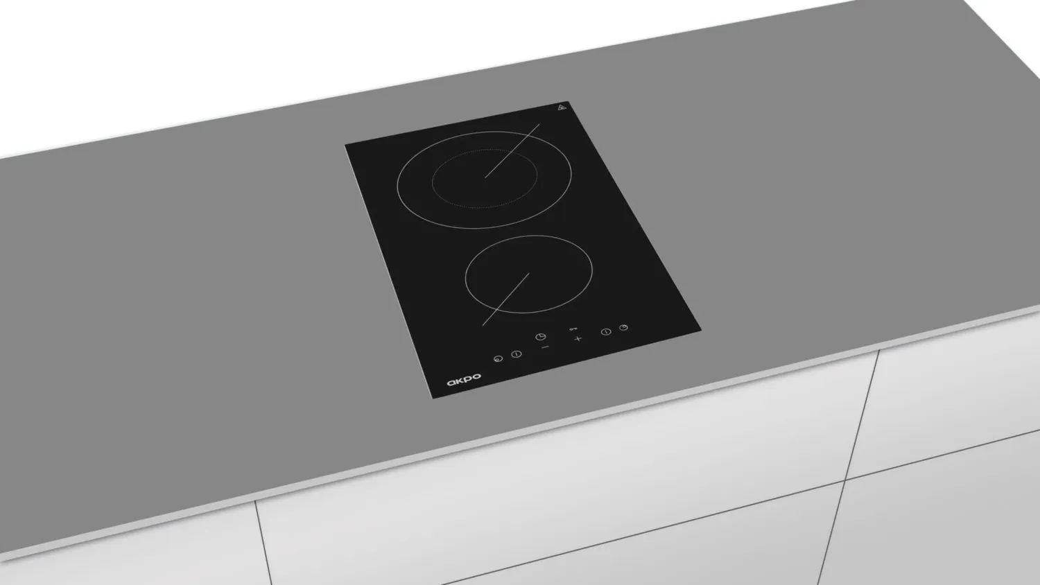 Akpo PKA 30 601 piano induzione 2 fuochi compatto