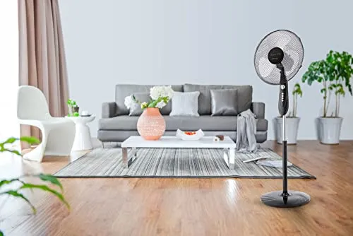 Ariete Freshair 846 ventilatore a piantana nero 3 velocità