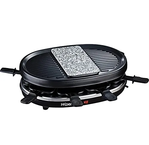 Koenig RP80 raclette grill pietra 8 persone