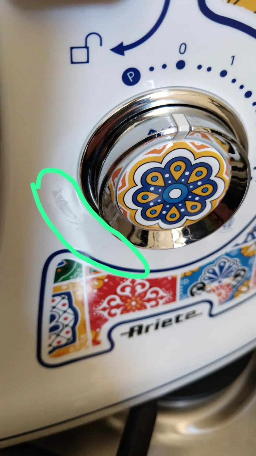 Ariete Capri 1588 planetaria 5,5 L blu bianco
