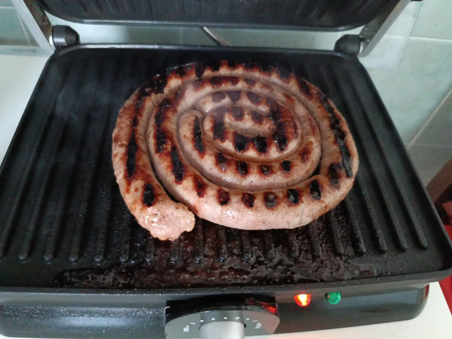 H.Koenig GR20 Bistecchiera Grill 2000W Acciaio Inox