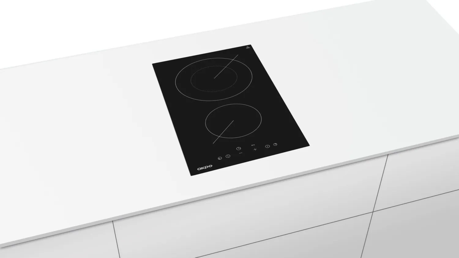 Akpo PKA 30 601 piano induzione 2 fuochi compatto