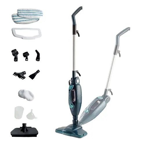 Ariete 4175 Steam Mop scopa a vapore blu pieghevole