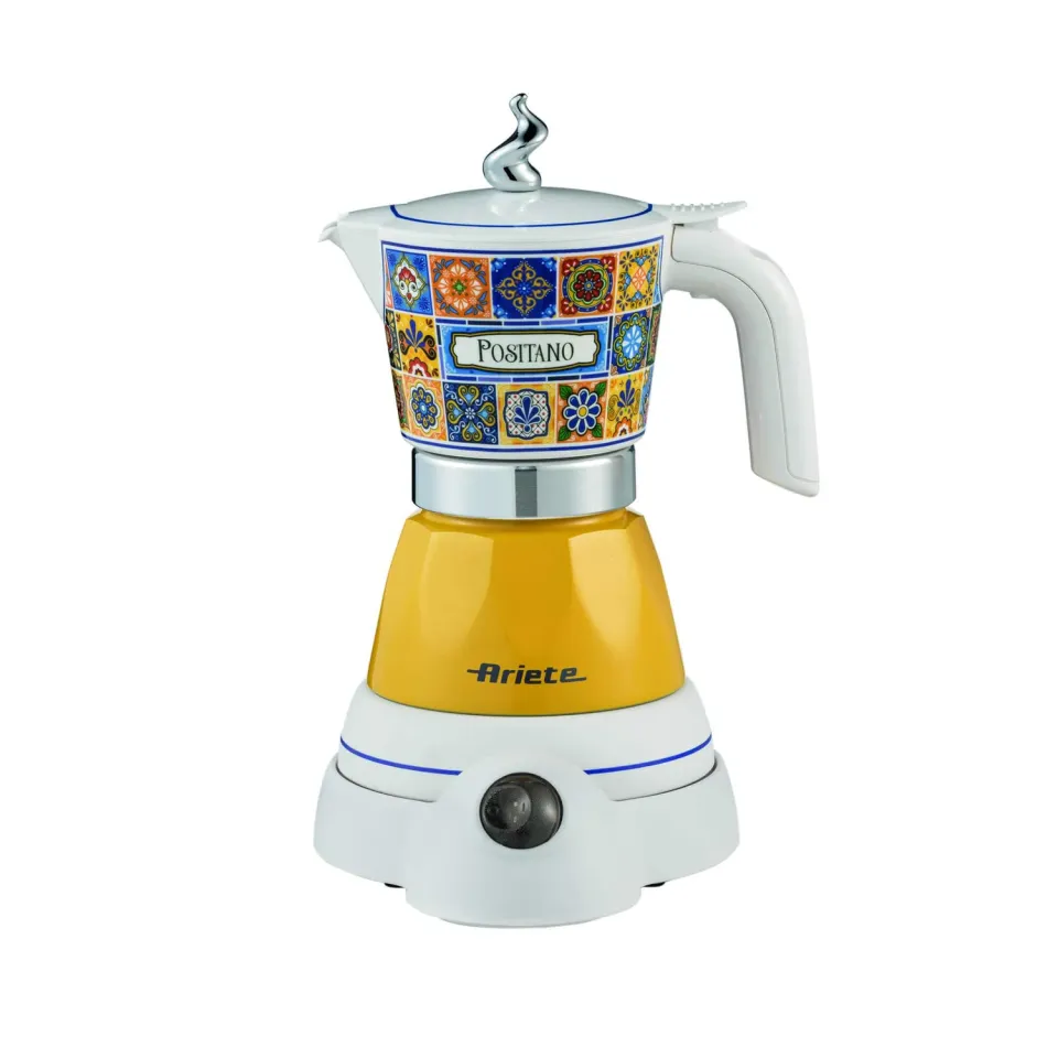 Ariete Moka Aroma Positano 1358/1P moka elettrica gialla 4 tazze