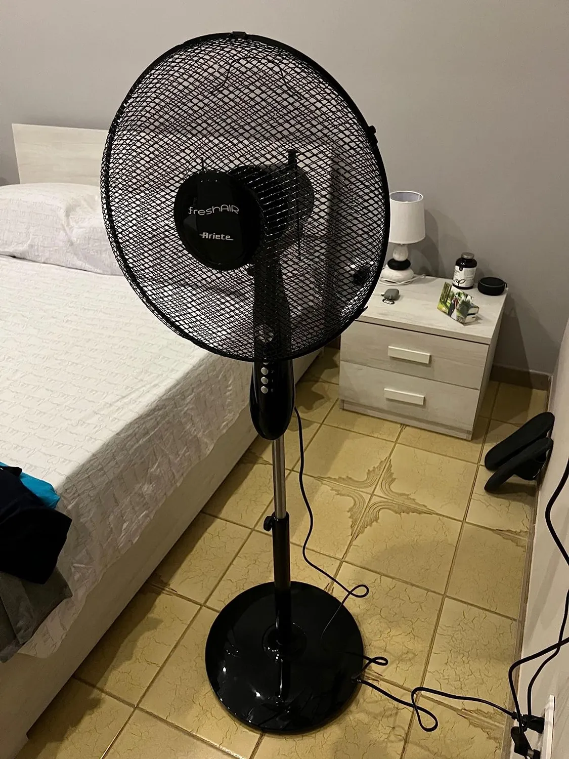 Ariete Freshair 846 ventilatore a piantana nero 3 velocità