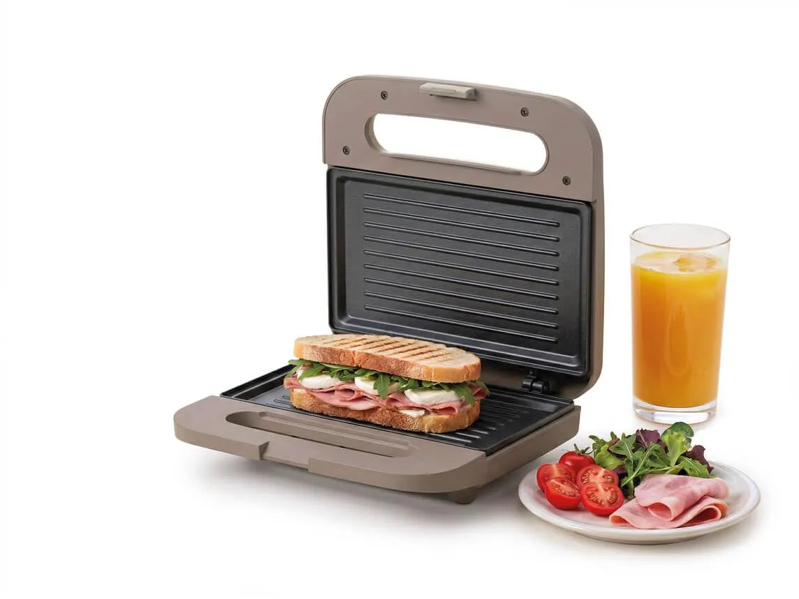 Ariete Breakfast Wood 1971 Tostiera Panini Tortora 750W