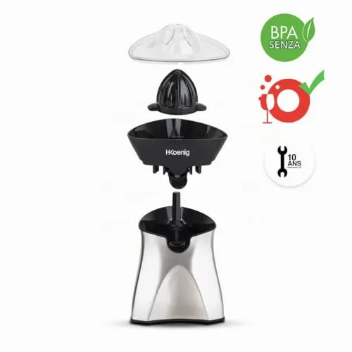 Koenig AGR60 spremiagrumi elettrico acciaio 60W