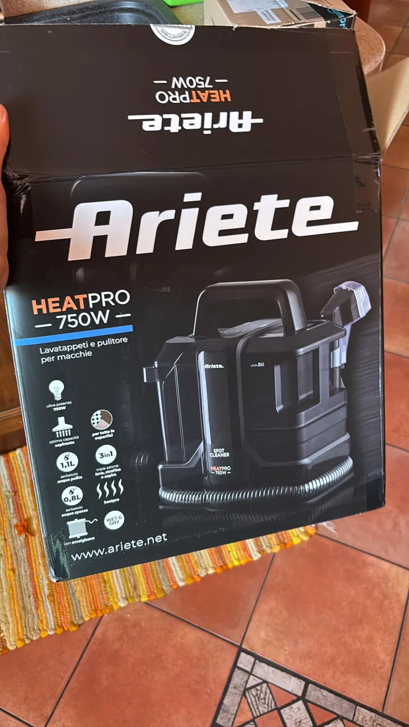 Ariete Spot Cleaner 2484 Steam PRO 5in1 pulitore Steam