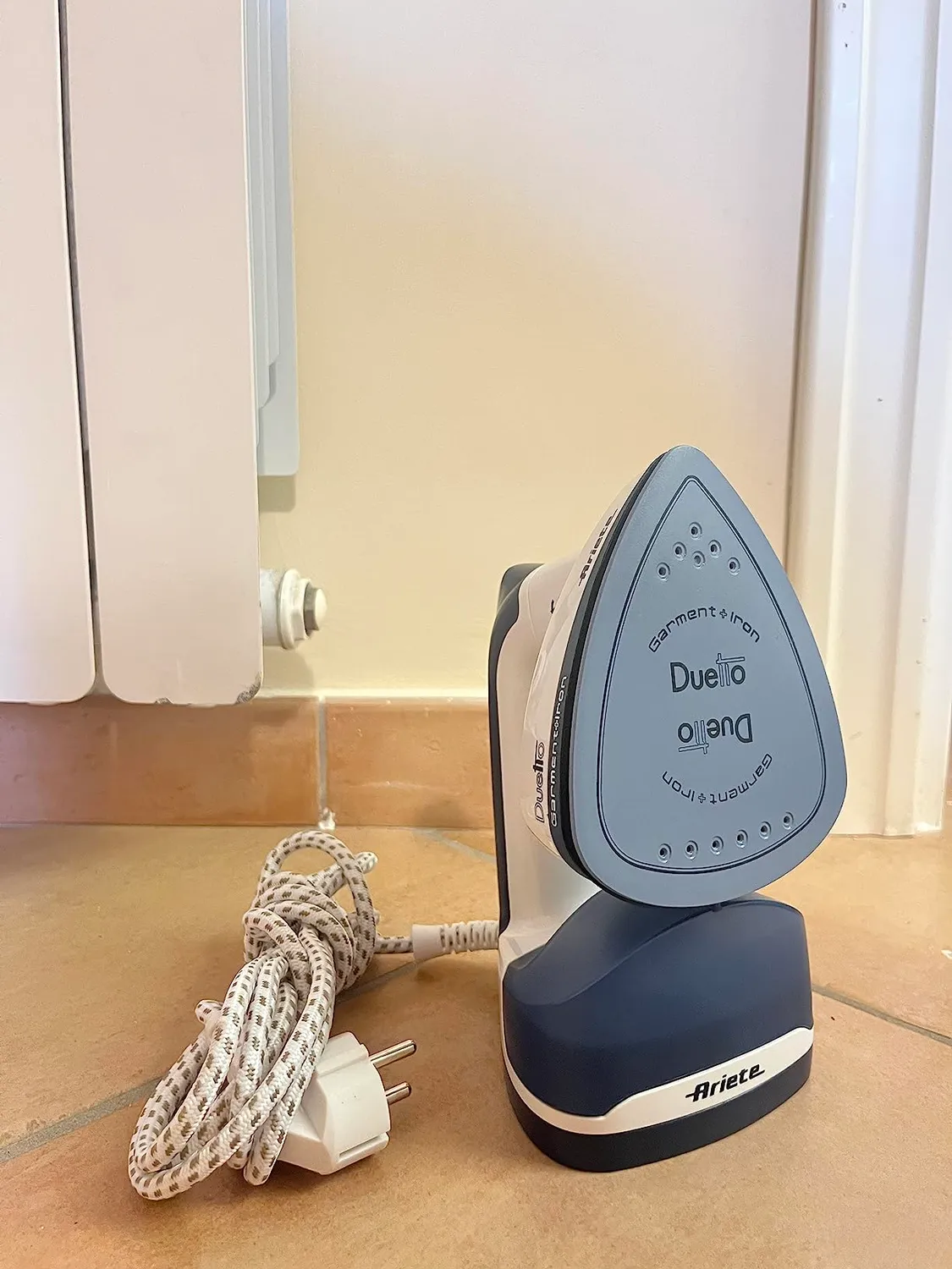 Ariete Duetto 6246 ferro verticale 1000W bianco blu