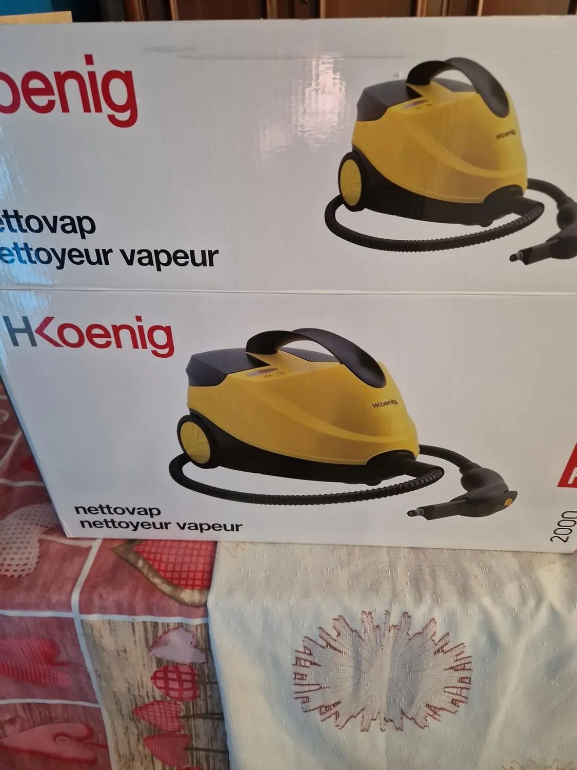 H.Koenig NV6200 Pulitore a Vapore 4 Bar 1,5 L