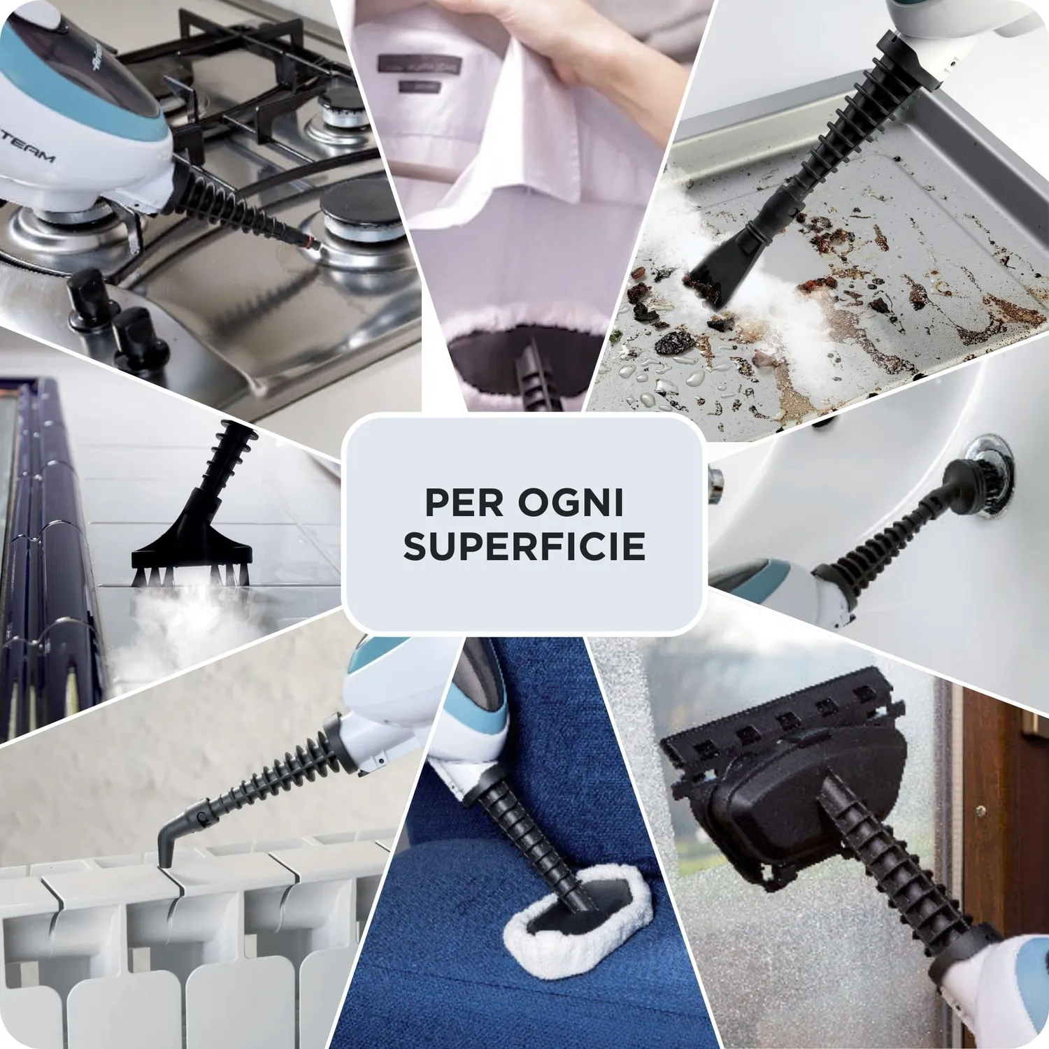 Ariete Steam Mop 4164 10in1 scopa a vapore 1500 W
