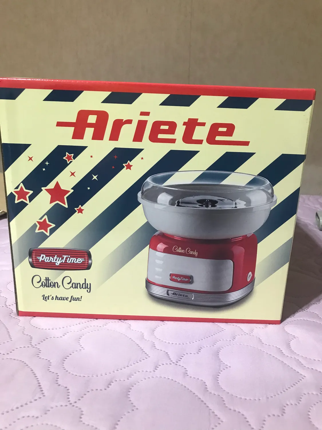 Ariete Party Time 2973 zucchero filato rosso 450W