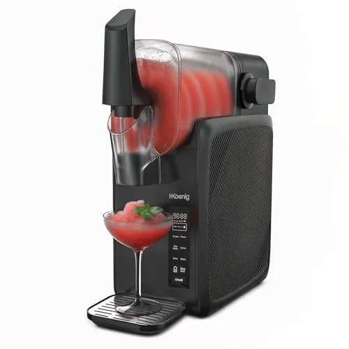 H.Koenig SLH800 Macchina per Granita 2,5L Nero 5 Modalità