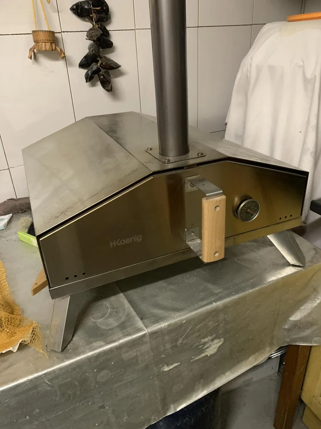 Koenig Gino440 forno pizza a gas 450° pietra 30,5cm