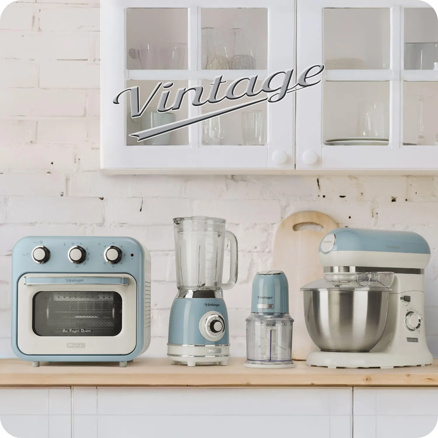 Ariete Vintage 2878 montalatte elettrico celeste 250 ml