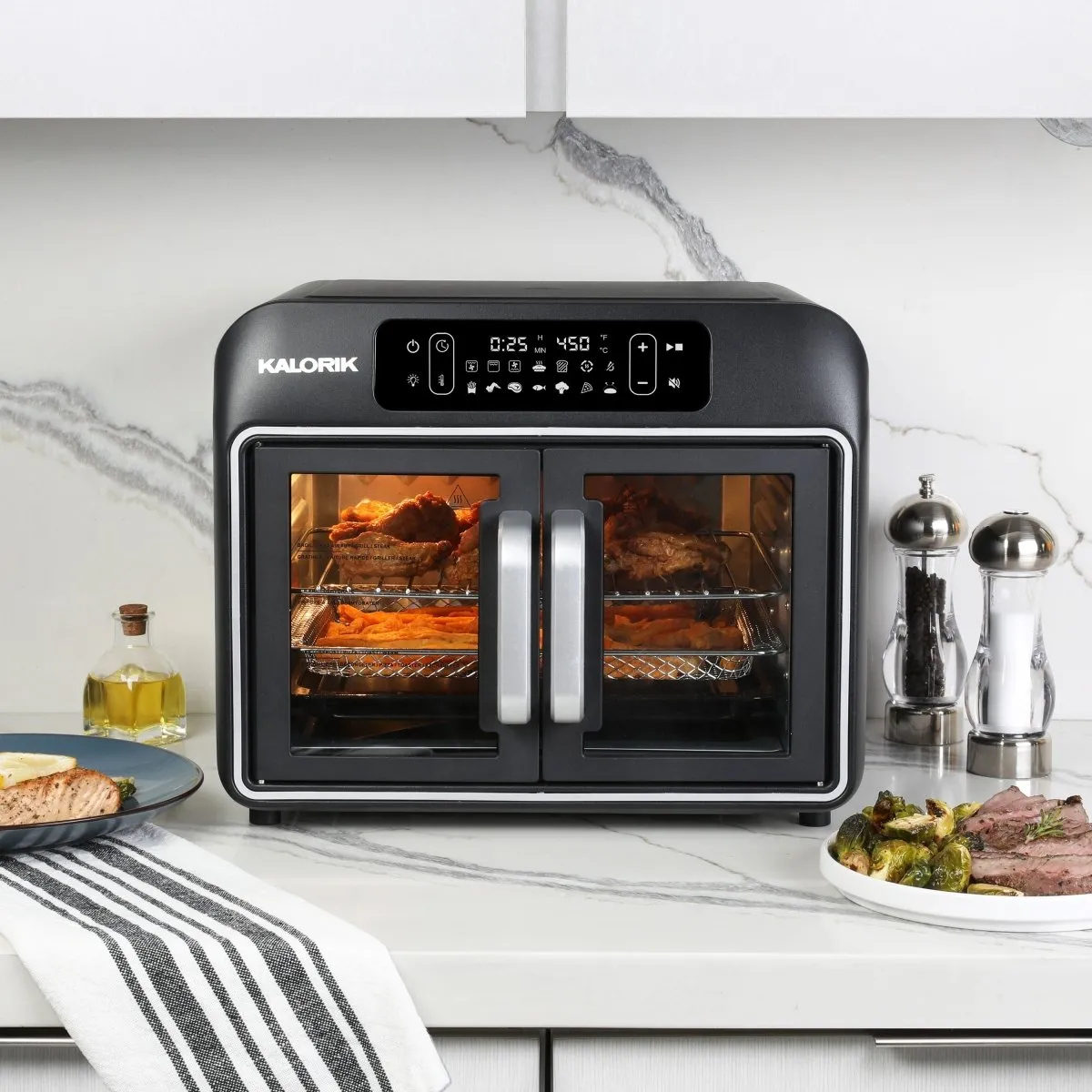 Kalorik Designer Series forno friggitrice 26 Qt nero 1700 W